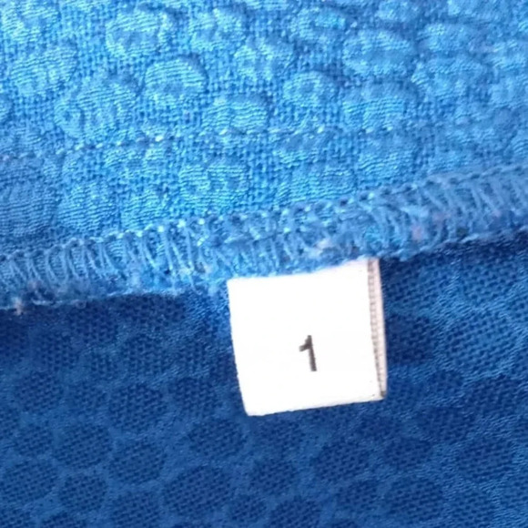 Sandro Paris Mini Blue  Dress Size 1 - Picture 5 of 6